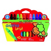 CRAYON GIOTTO BE-BE GRUESO X10 COL